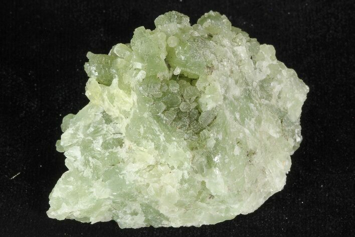 Green Prehnite Crystal Cluster - Morocco #80692